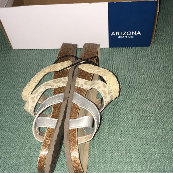 Arizona Jean Co-NWT-Woman’s Slip on Footbed Sandals-Size 10 Medium - Picture 9 of 13